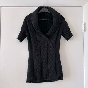 Bcbg Maxazria black short sleeve sweater